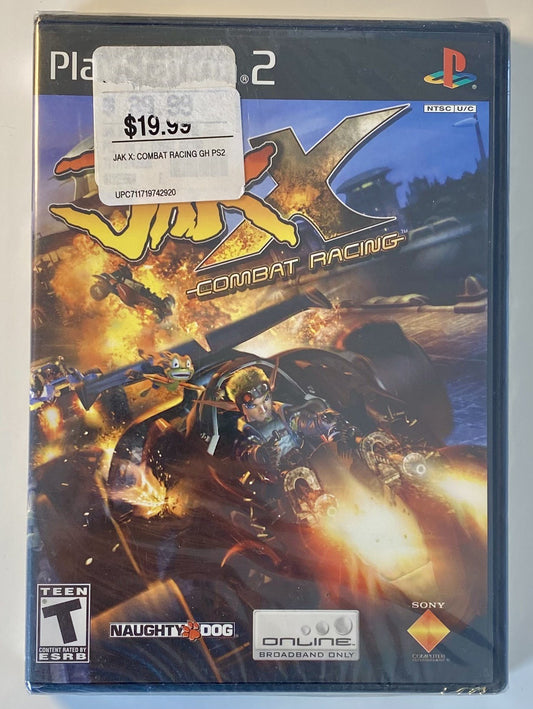 Jak X Combat Racing (PlayStation 2, 2005) PS2 Greatest Hits Factory Sealed