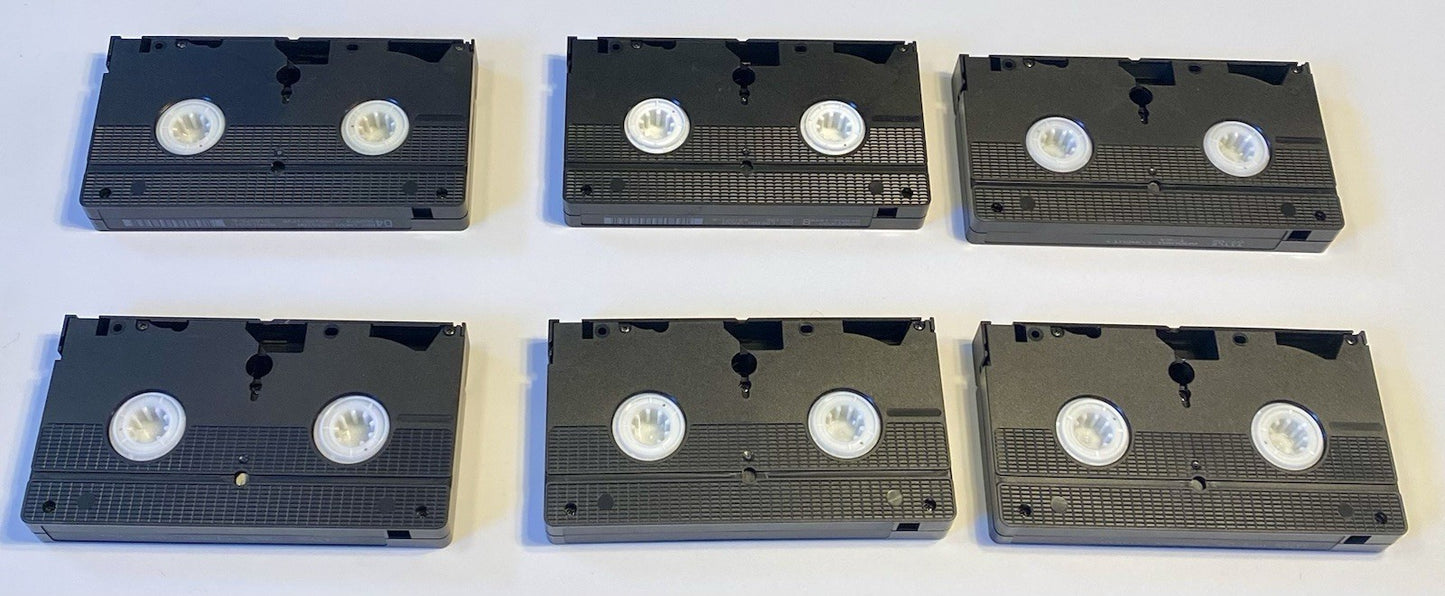 Dragon Ball Z Fusion Saga Uncut VHS Set 6 Tapes DBZ, Missing First Tape