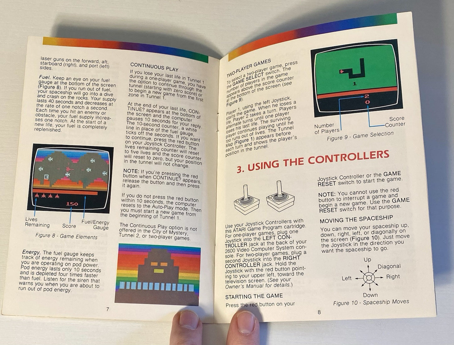 Vanguard (Atari 2600, 1982) Tested and Working, Manual Included