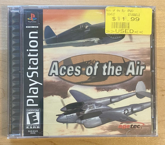 Aces of the Air (Sony Playstation 1, 2002) PS1 Brand New Factory Sealed