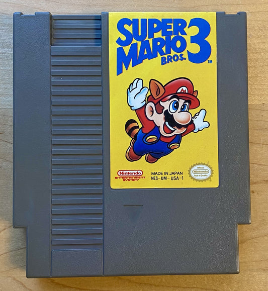 Super Mario Bros. 3 (Nintendo Entertainment System, 1990) NES, Authentic & Works