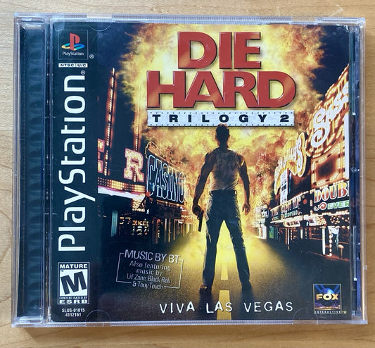 Die Hard Trilogy 2: Viva Las Vegas (Sony PlayStation 1, 2000) PS1 CIB & Tested