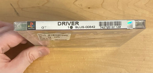 Driver (Sony PlayStation 1, 1999) PS1 Brand New & Factory Sealed W/ Hang Tab