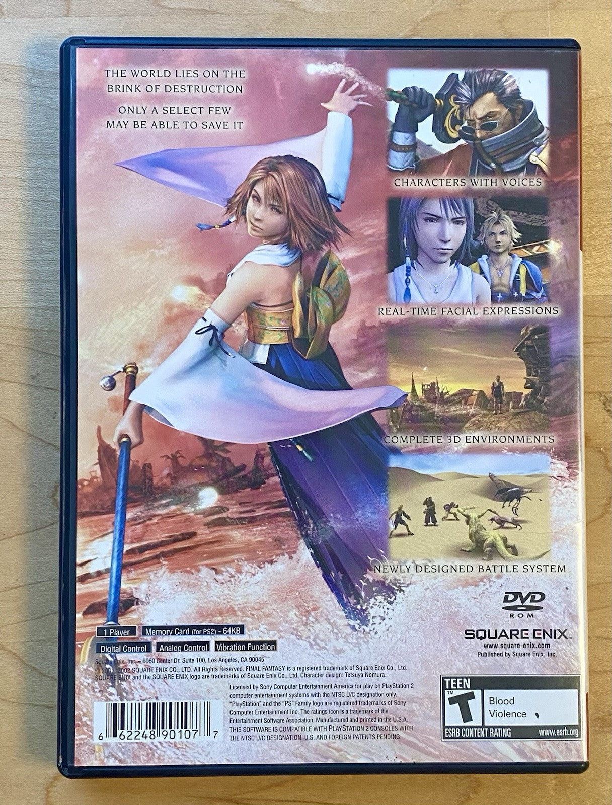 Final Fantasy X 10 & XII 12 Bundle (PlayStation 2) No Manuals, Both Tested