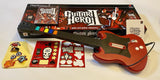 Guitar Hero 2 (PlayStation 2) PS2 Game, Guitar, Some Stickers, No Strap. Tested