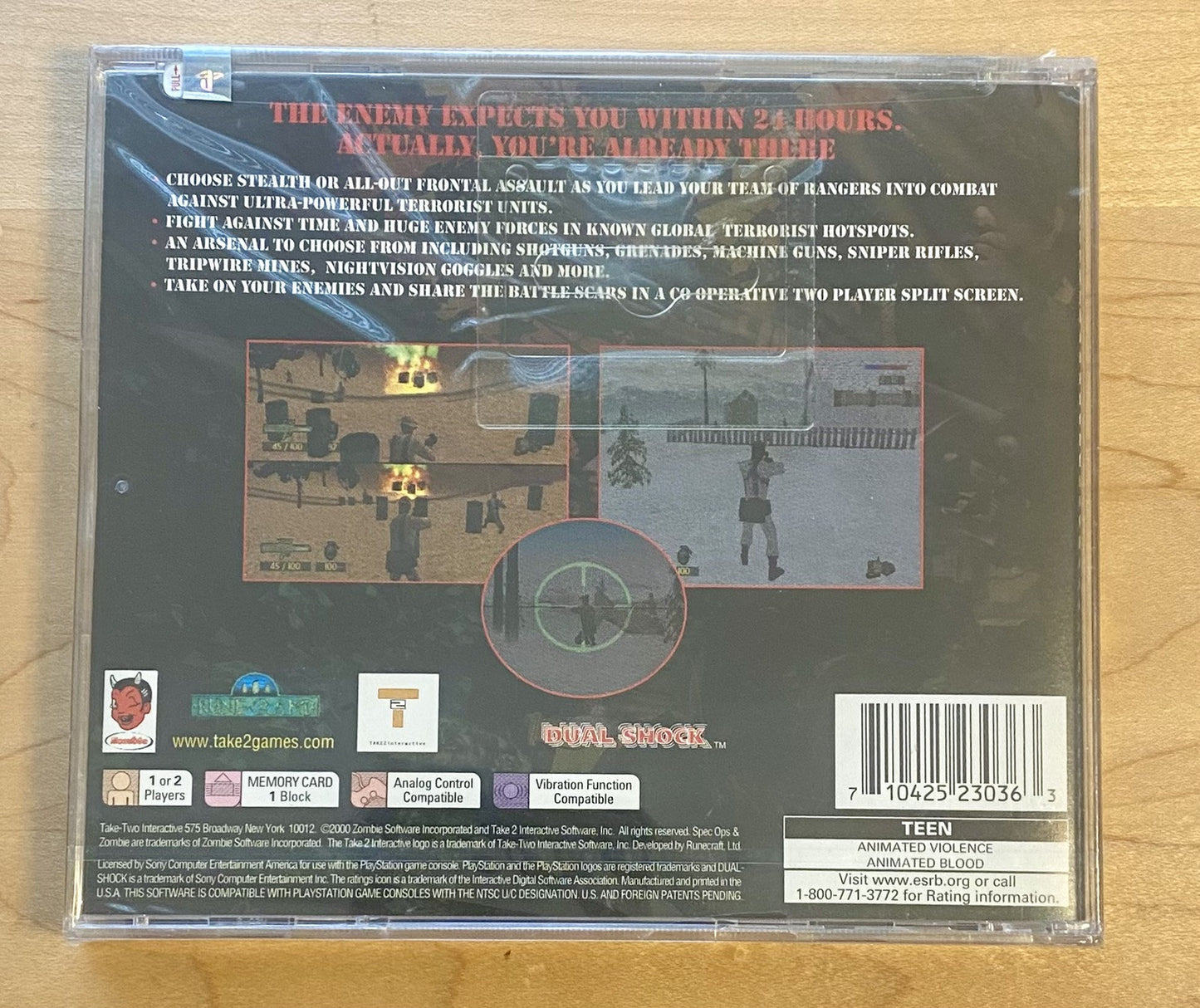 Spec Ops: Stealth Patrol (Sony Playstation 1, 2000) PS1 Brand New Factory Sealed