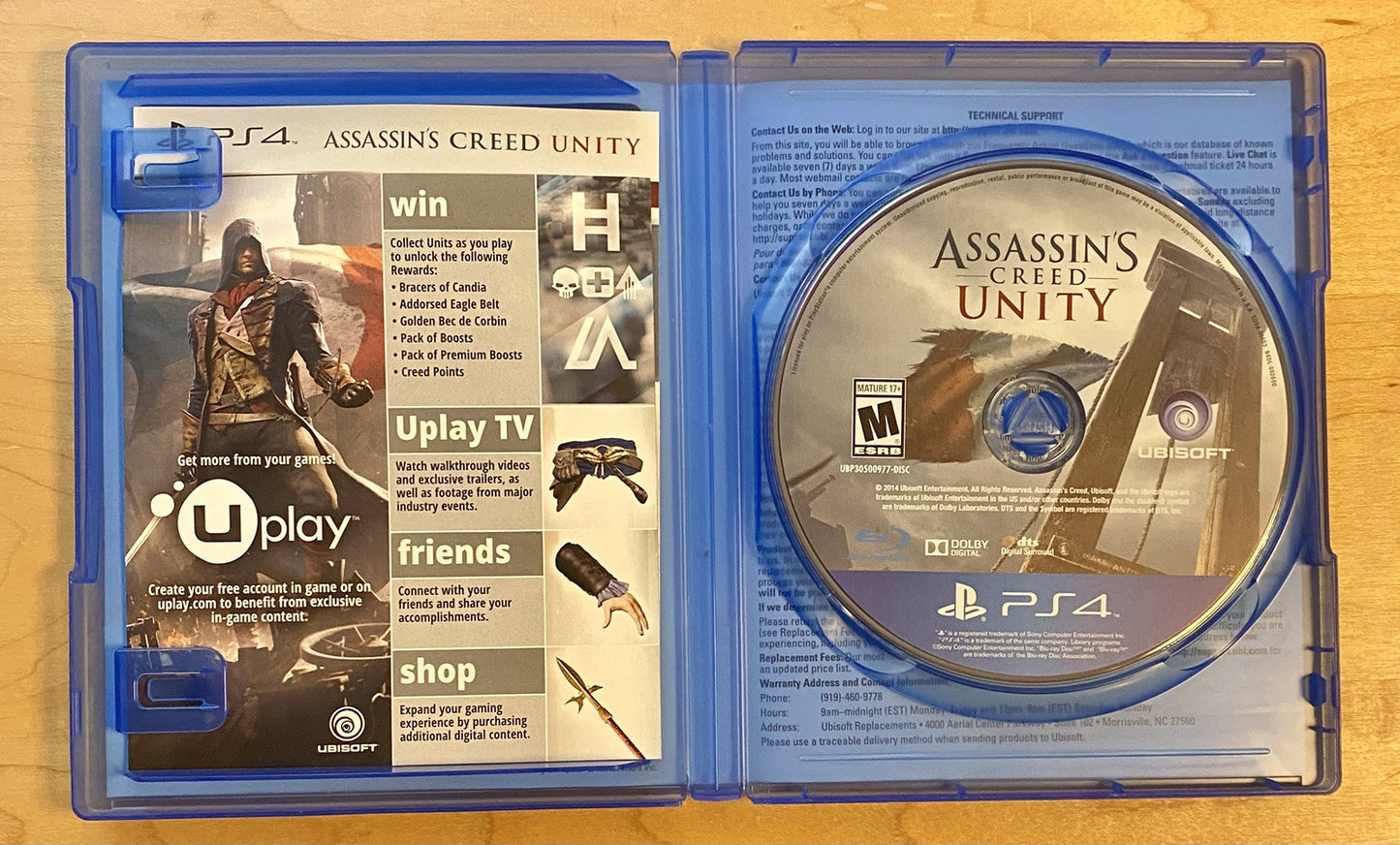 Assassins Creed Unity & Syndicate PS4 Bundle (PlayStation 4) Both CIB W/ Inserts