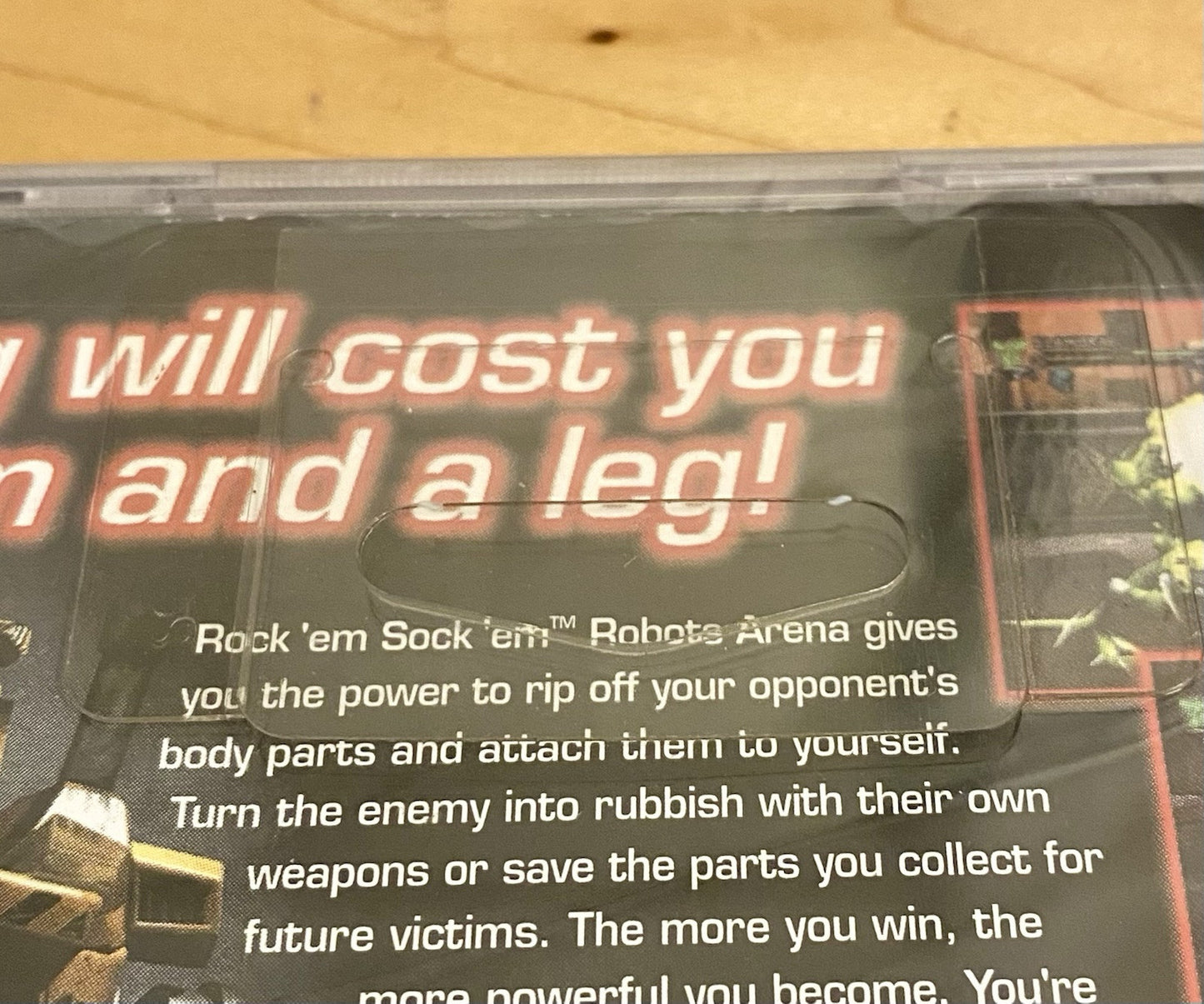 Rock 'Em Sock 'Em Robots Arena (PlayStation 1, 2000) PS1 New & Factory Sealed