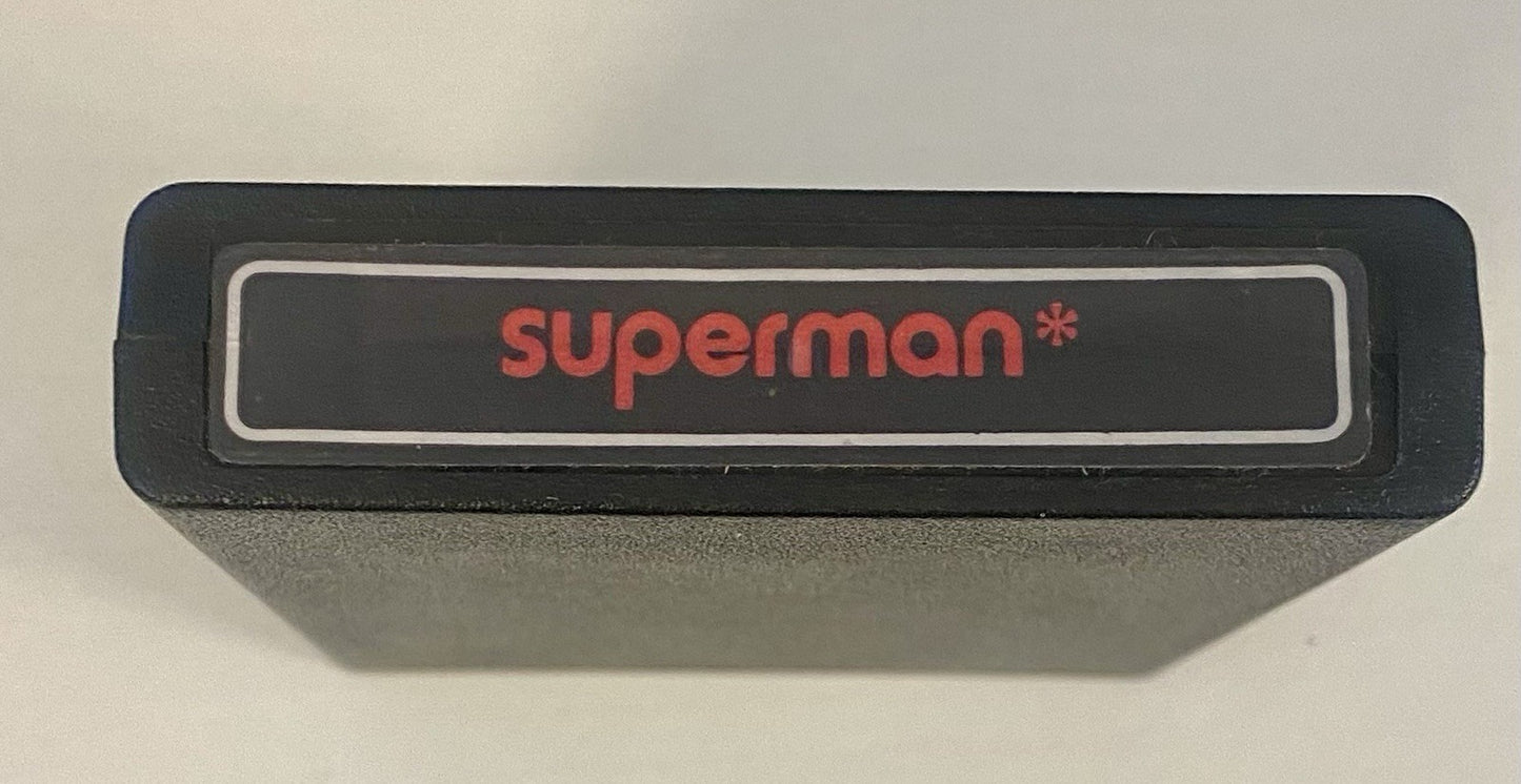 Superman (Atari 2600, 1979), Authentic Manual & Cart, Tested & Working