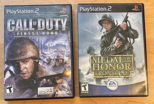 Medal Of Honor Frontline & Call Of Duty Finest Hour Bundle PlayStation 2 Tested