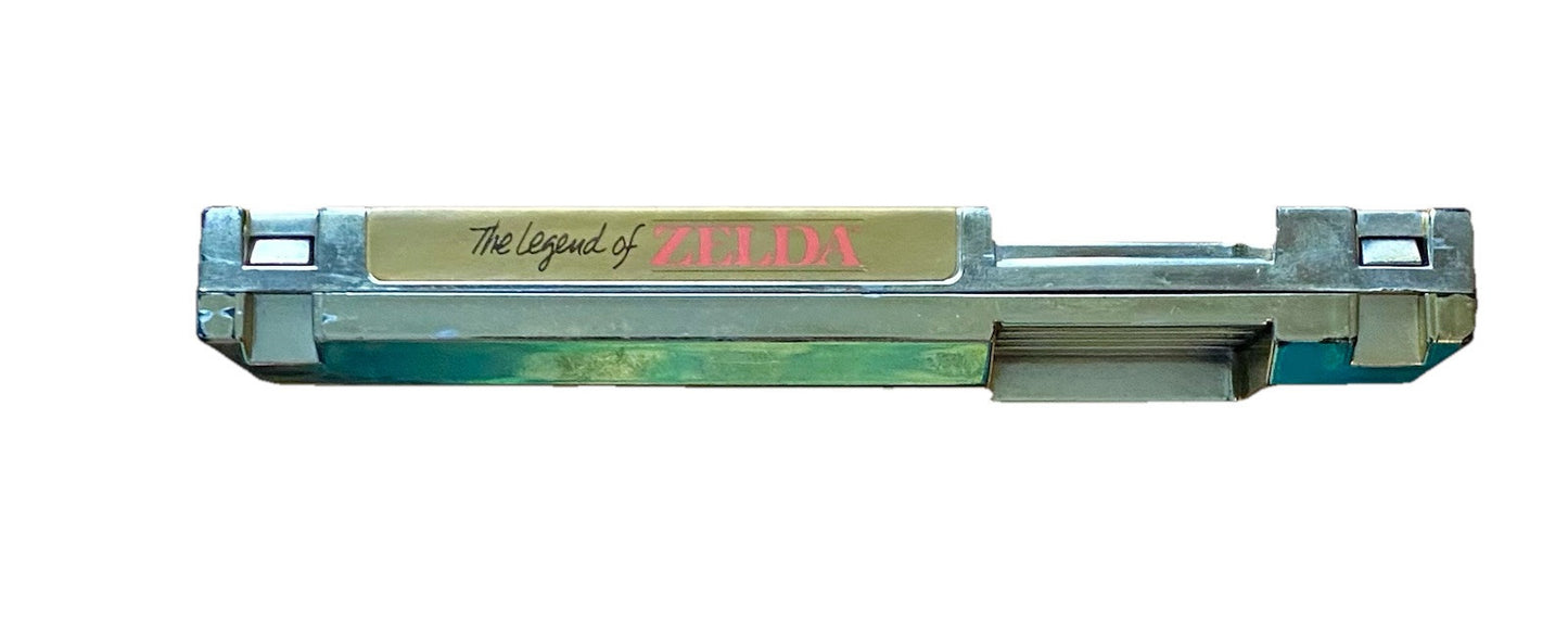 The Legend of Zelda Gold Cart (NES, 1987) Authentic, Tested, Save Works