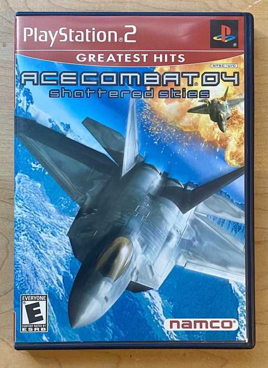 Ace Combat 04: Shattered Skies Greatest Hits PlayStation 2 PS2, CIB, Tested
