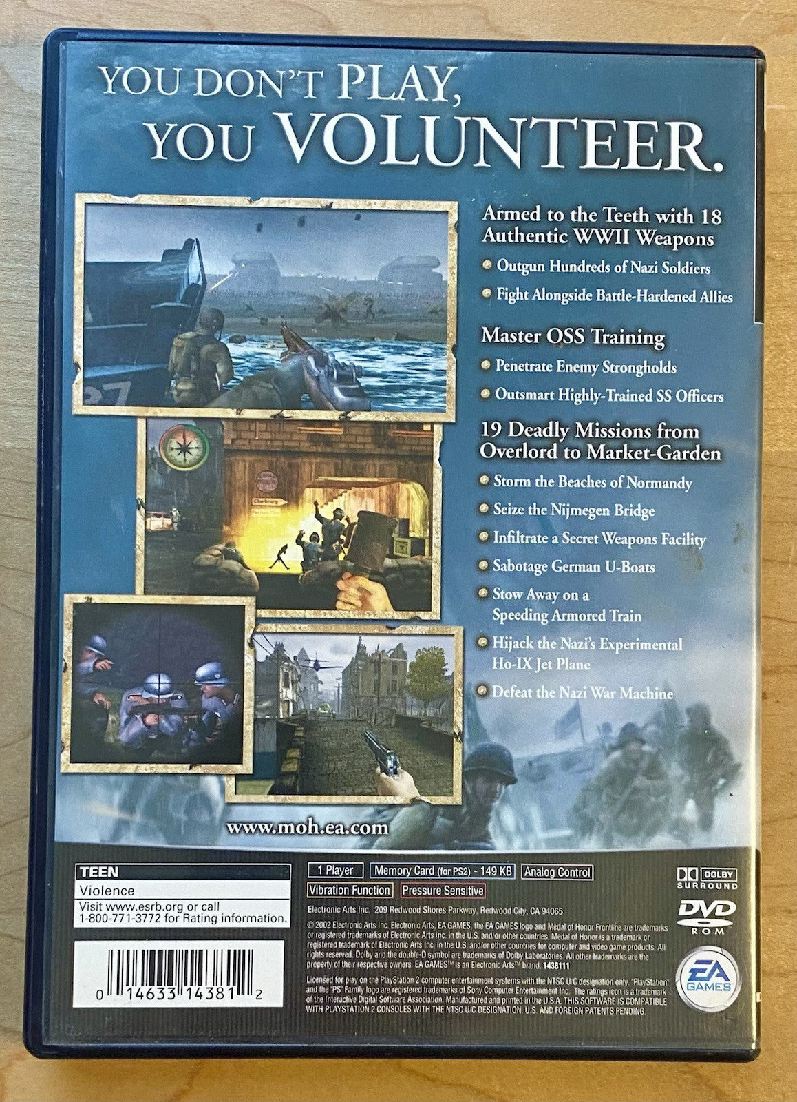 Medal Of Honor Frontline & Call Of Duty Finest Hour Bundle PlayStation 2 Tested