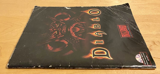 Diablo 1 Big Box Blizzard PC Game - Instruction Manual Only Vintage