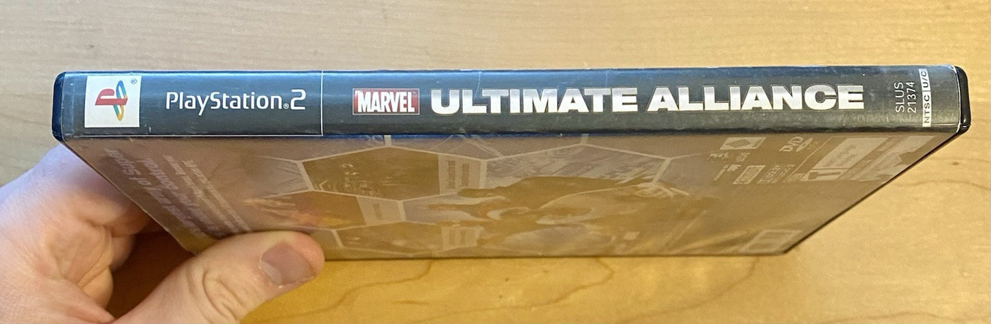 Marvel Ultimate Alliance (Sony PlayStation 2, 2006) PS2 Black Label, Tested