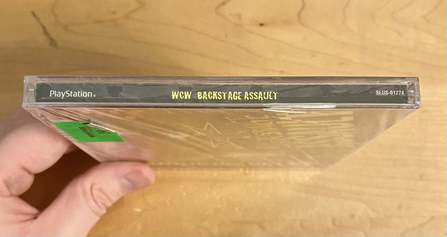 WCW Backstage Assault (Sony PlayStation 1, 2000) PS1 Brand New & Factory Sealed
