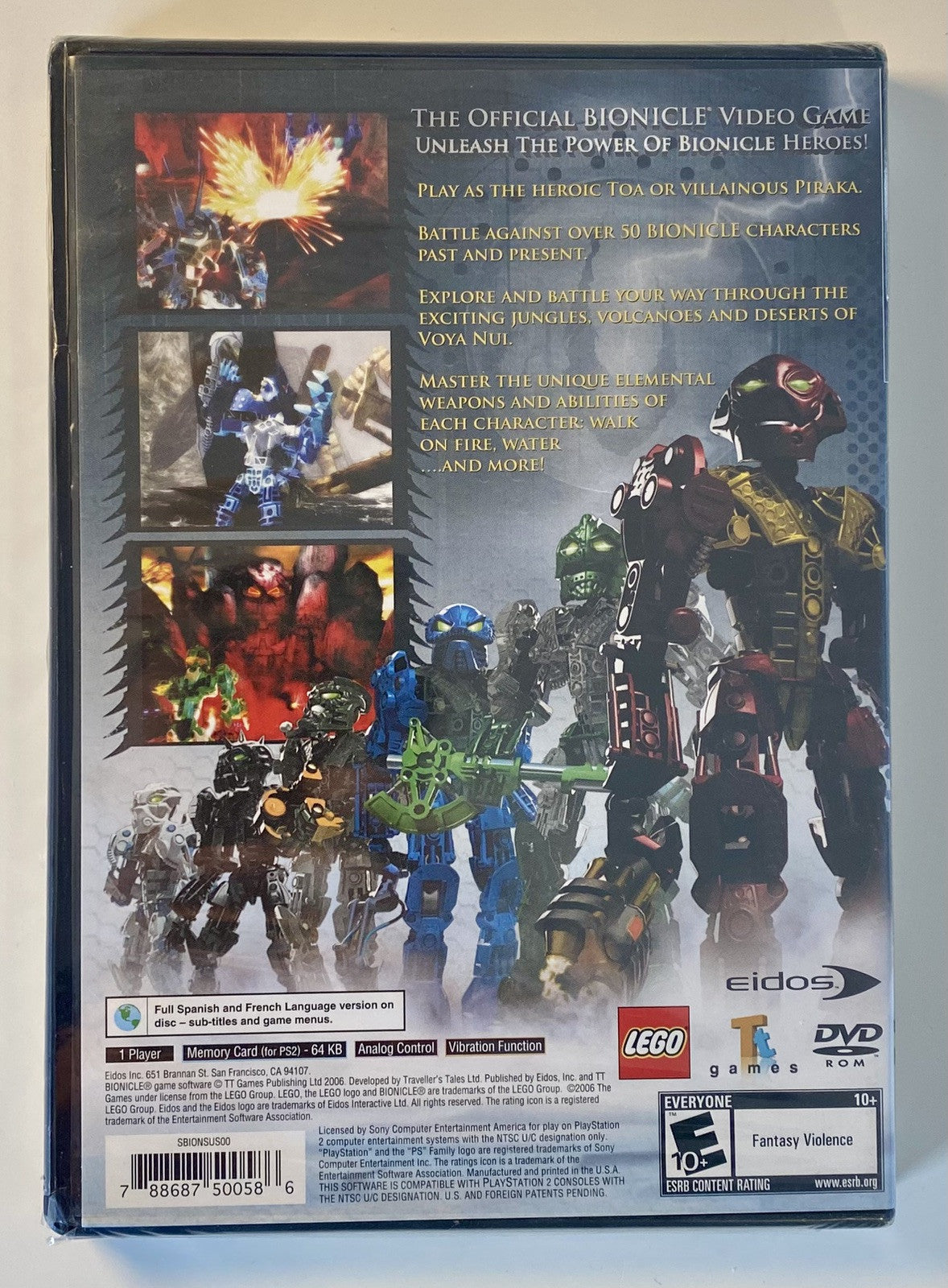 Bionicle Heroes (Sony PlayStation 2 PS2 2006) Brand New Factory Sealed