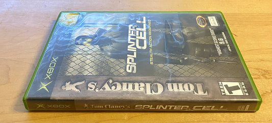 Tom Clancy's Splinter Cell (Microsoft Xbox 2002) CIB W/ Reg Card & Manual Tested