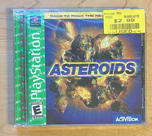 Asteroids (Sony PlayStation, 1998) PS1 Brand New & Factory Sealed