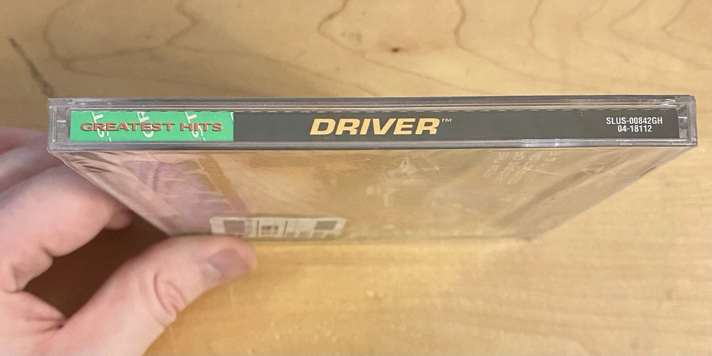Driver (Sony PlayStation 1, 1999) PS1 Brand New & Factory Sealed W/ Hang Tab