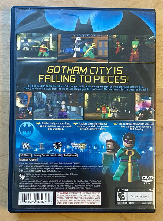 LEGO Batman And Star Wars Bundle (Sony PlayStation 2) Both Tested & Working