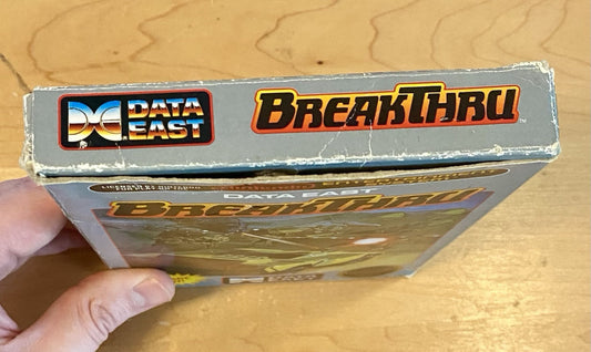 BreakThru (Nintendo NES, 1987) CIB W/ Case, Cart, & Manual. Authentic & Tested