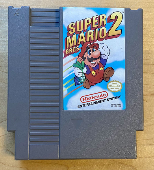 Super Mario Bros. 2 (Nintendo Entertainment System, 1988) NES Authentic & Tested