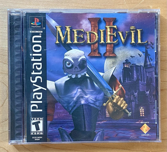 MediEvil II 2 (PlayStation 1 2000) PS1 Complete CIB W/Manual, Authentic & Tested