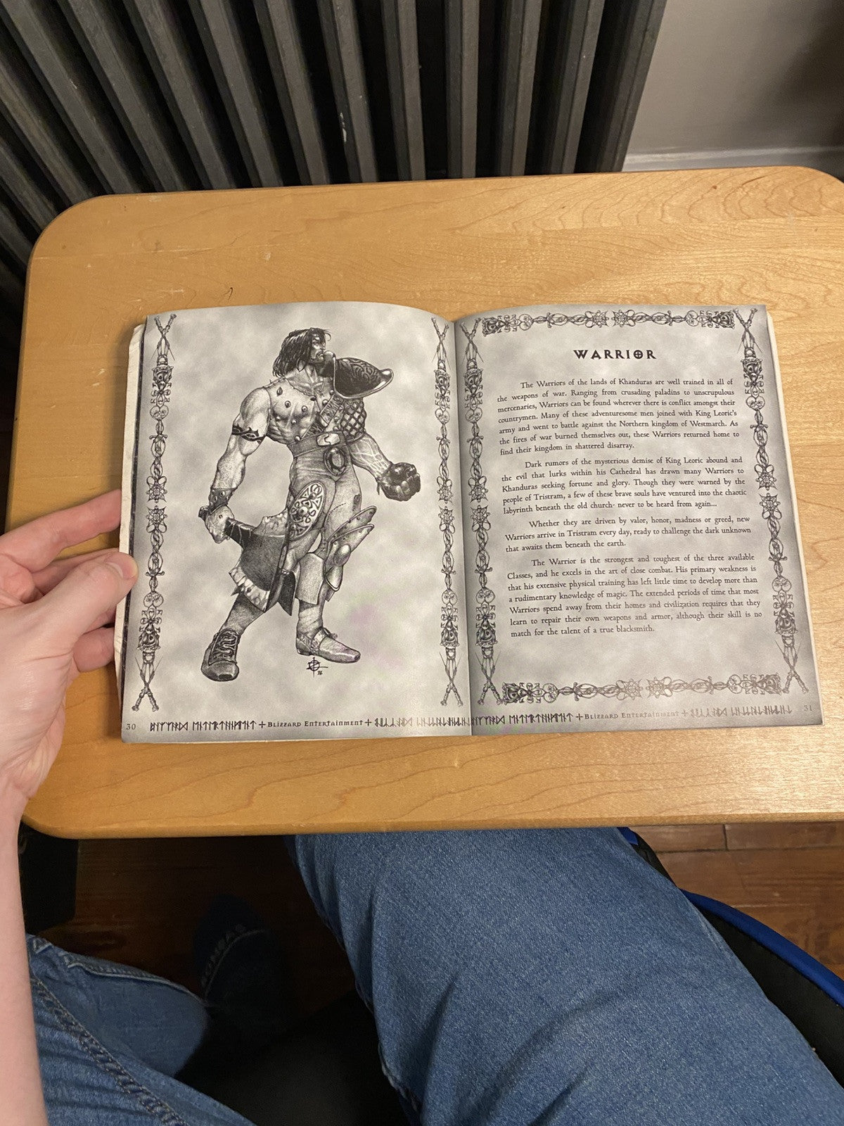 Diablo 1 Big Box Blizzard PC Game - Instruction Manual Only Vintage