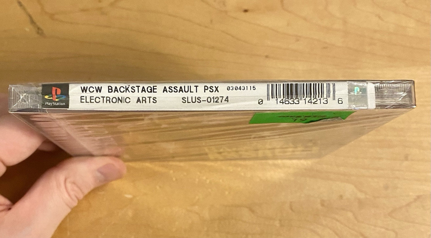 WCW Backstage Assault (Sony PlayStation 1, 2000) PS1 Brand New & Factory Sealed
