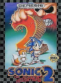 Sonic the Hedgehog 2 (Sega Genesis) Case & Cartridge, No Manual TESTED