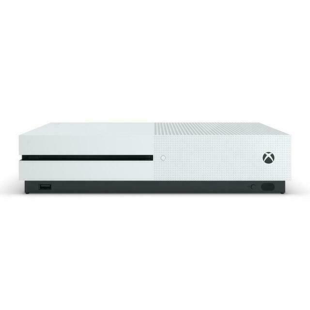 Microsoft Xbox One S 1681 White Console Only Bad Disc Drive For Parts/Repair