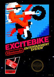 Excitebike (Nintendo Entertainment System, 1985) NES Authentic Tested & Works!