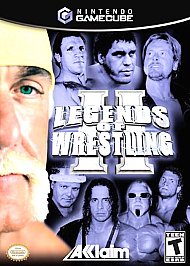 Legends of Wrestling II (Nintendo Gamecube, 2002) Tested Working, Reg Card