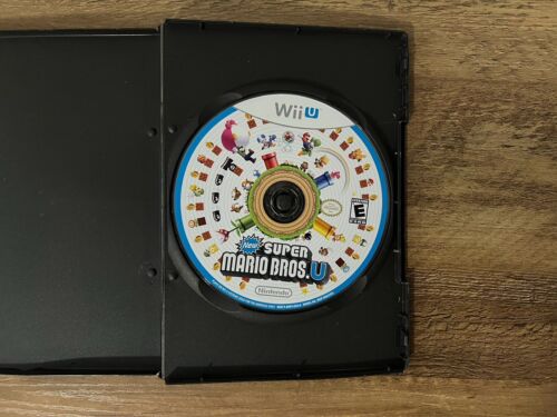 New Super Mario Bros. U (Nintendo Wii U, 2012) - Disc Only - Tested & Works!