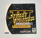 Street Fighter III: Double Impact Manual Only With Registration Card No Game