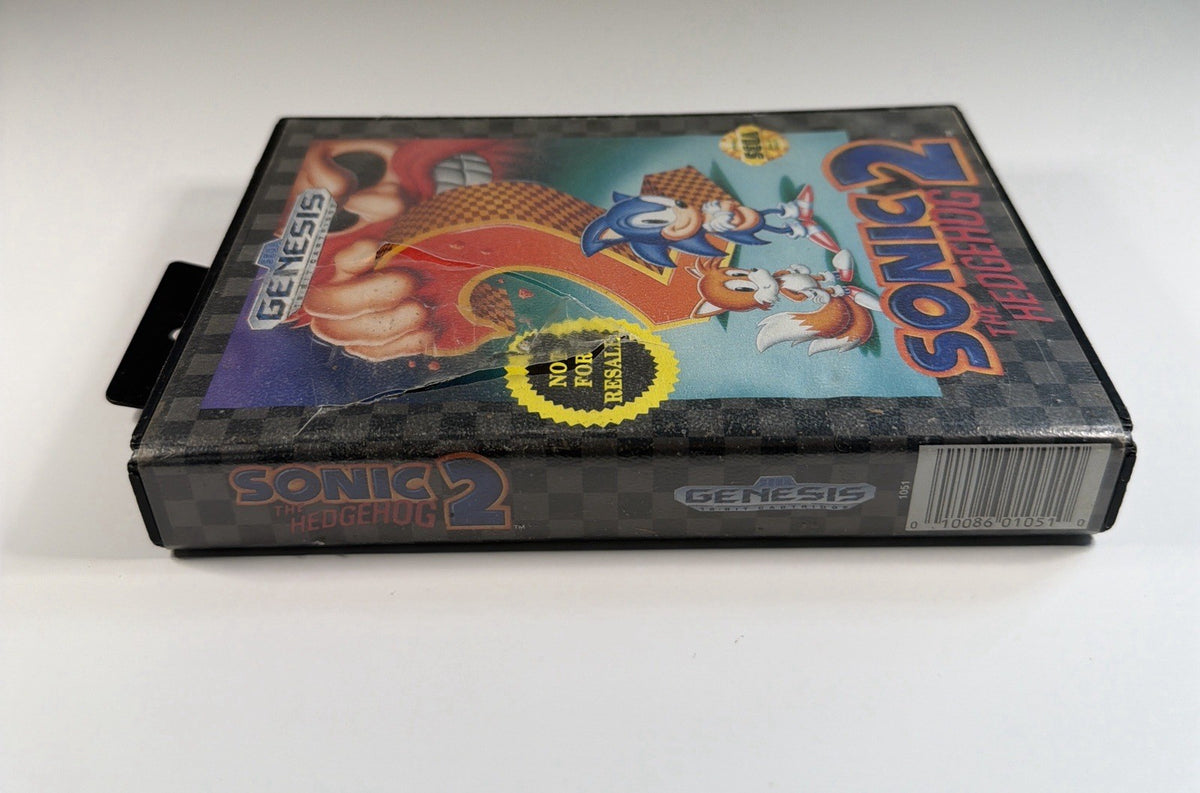 Sonic the Hedgehog 2 (Sega Genesis) Case & Cartridge, No Manual TESTED