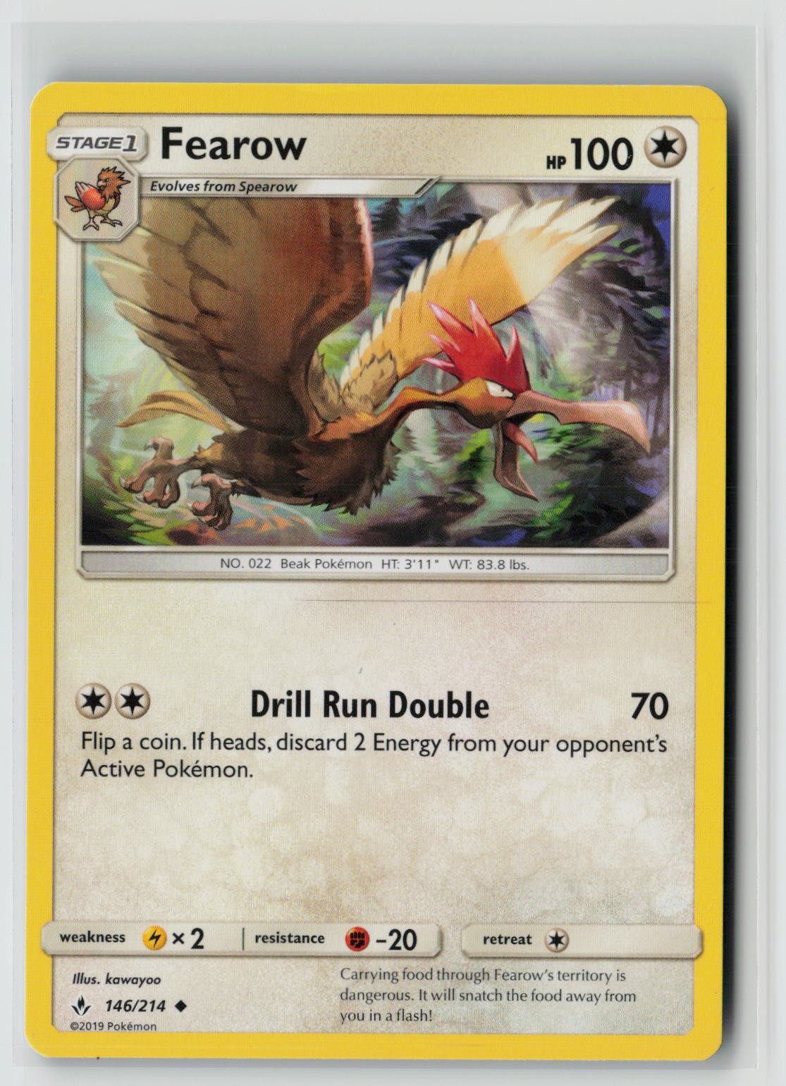 Fearow (SM - Unbroken Bonds 146/214) NM