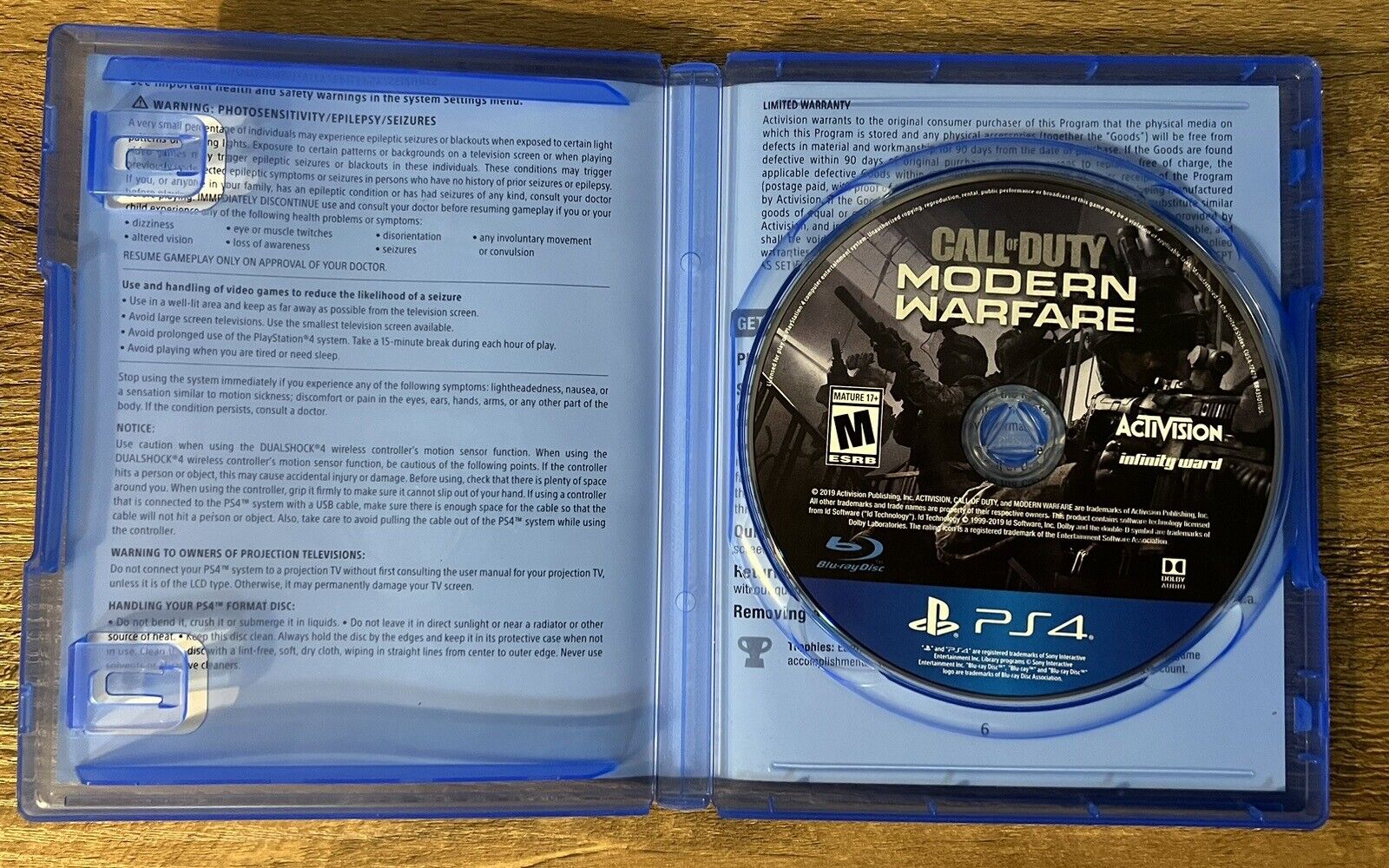 Call of Duty: Modern Warfare (Sony PlayStation 4, 2019) PS4 TESTED and Working