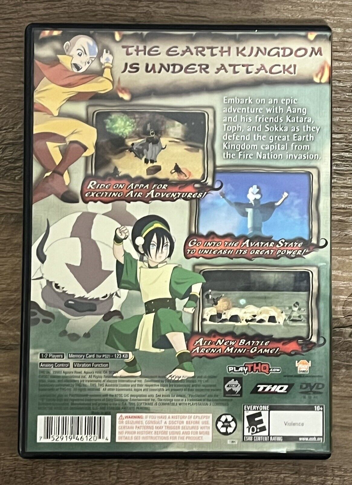 Avatar The Last Airbender Burning Earth (Sony PlayStation 2) PS2 CIB Tested!