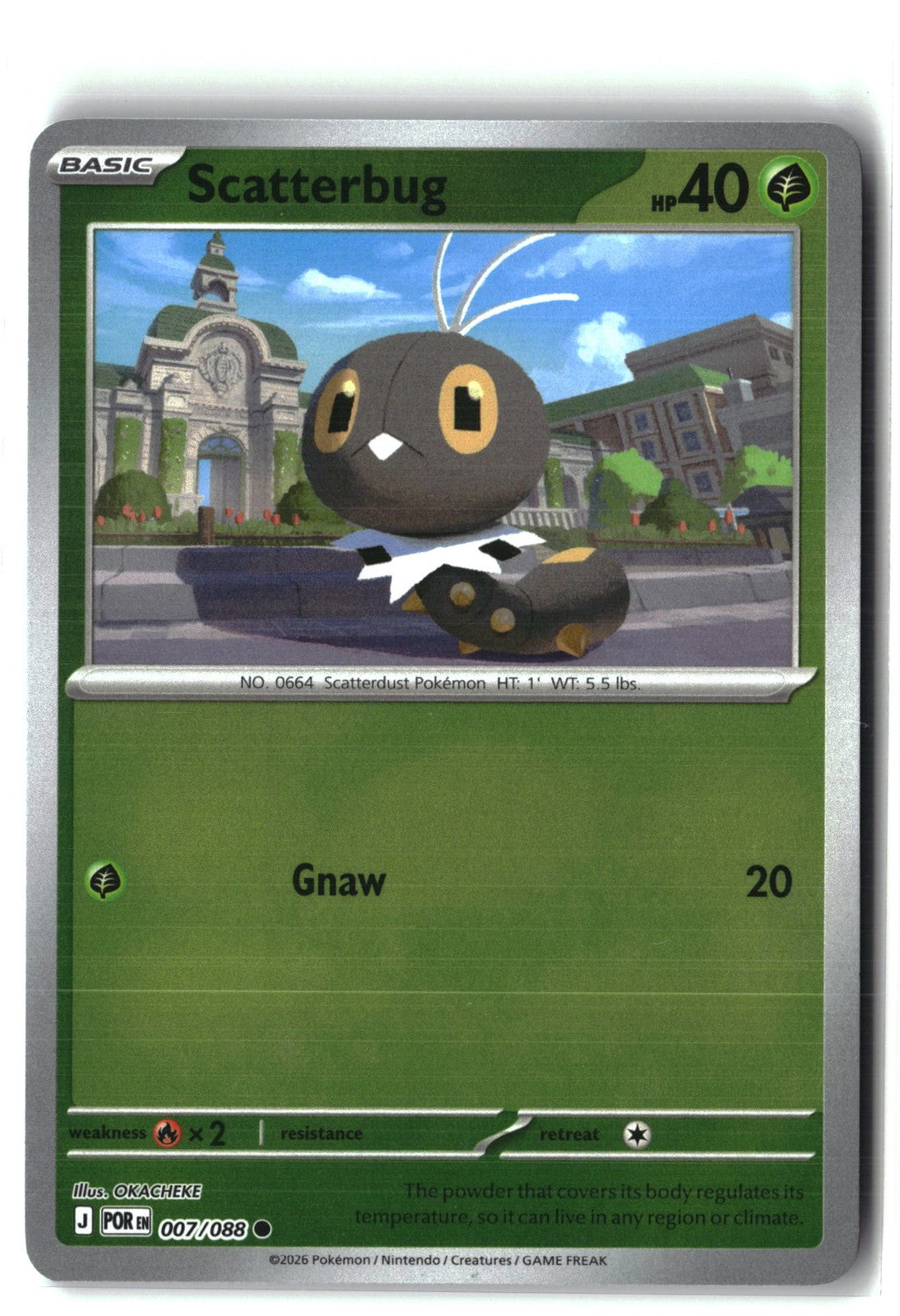 Scatterbug Reverse Holofoil NM (Perfect Order 007/088)