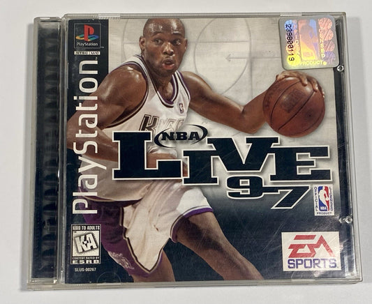NBA Live 97 (Sony PlayStation 1 1996) PS1 CIB W/ Manual, Works, Read Description