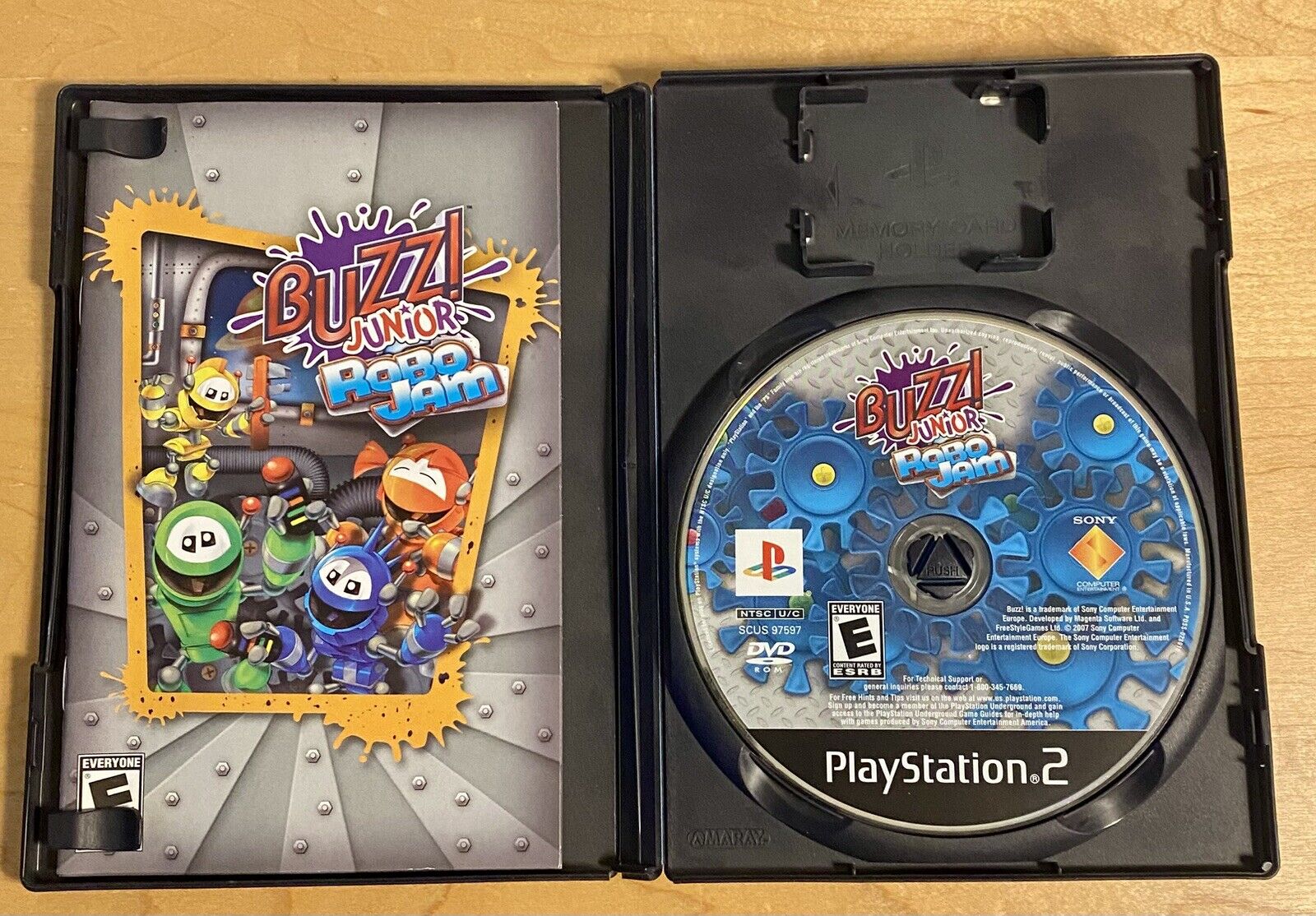 Buzz! Junior Robo Jam (PlayStation 2, 2007) PS2, No Buzzers, CIB W/ Manual