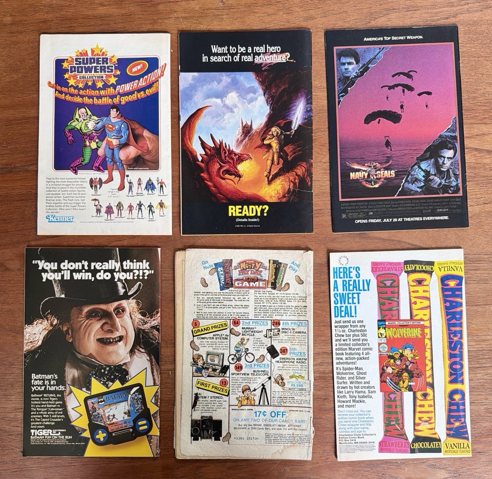 Vintage 90’s & 90’s Marvel DC 6 Comic Book Bundle Lot Batman Punisher & More!
