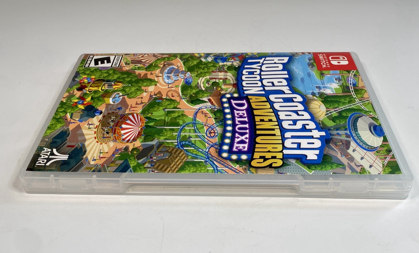 Rollercoaster Tycoon Adventures Deluxe Edition Nintendo Switch, Tested & Working