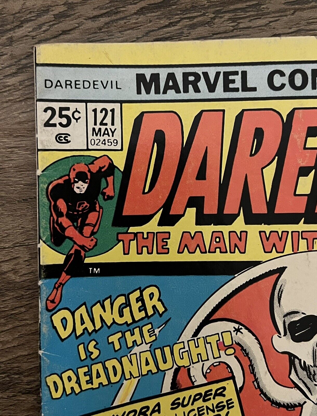 Marvel All-Colour Comics Daredevil The Man Without Fear No. 121 May 1975