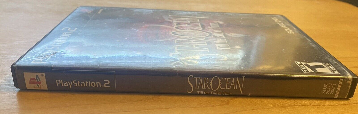 Star Ocean: Till the End of Time (PlayStation 2 PS2, 2004) CIB W/ Manual & Reg