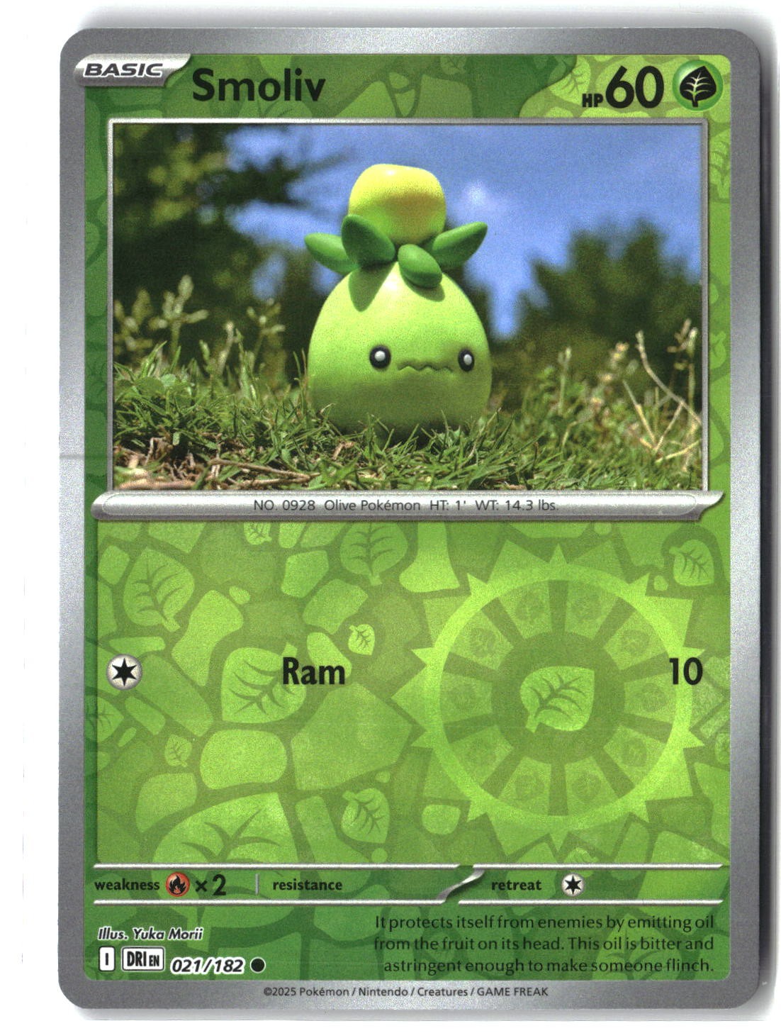 Smoliv Reverse Holofoil NM (Destined Rivals 021/182)