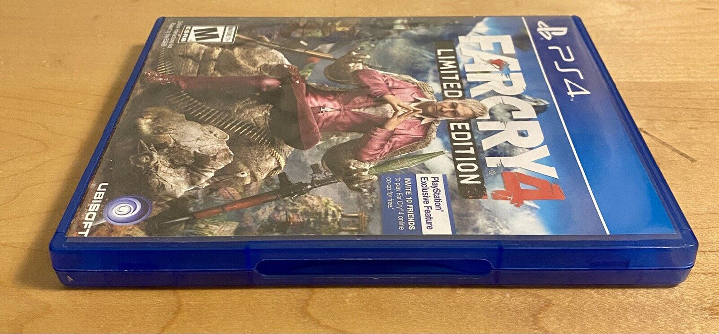 Far Cry 4 Limited Edition (Sony PlayStation 4 PS4, 2014) CIB W/ Inserts