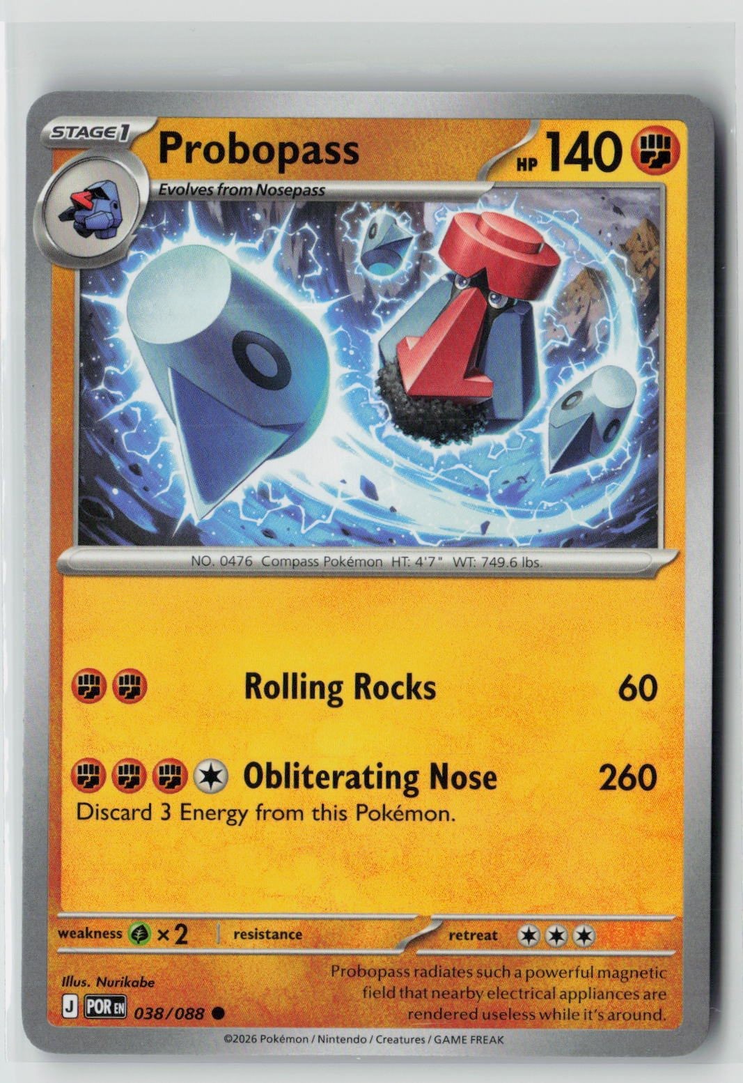 Probopass (Perfect Order 038/088) NM